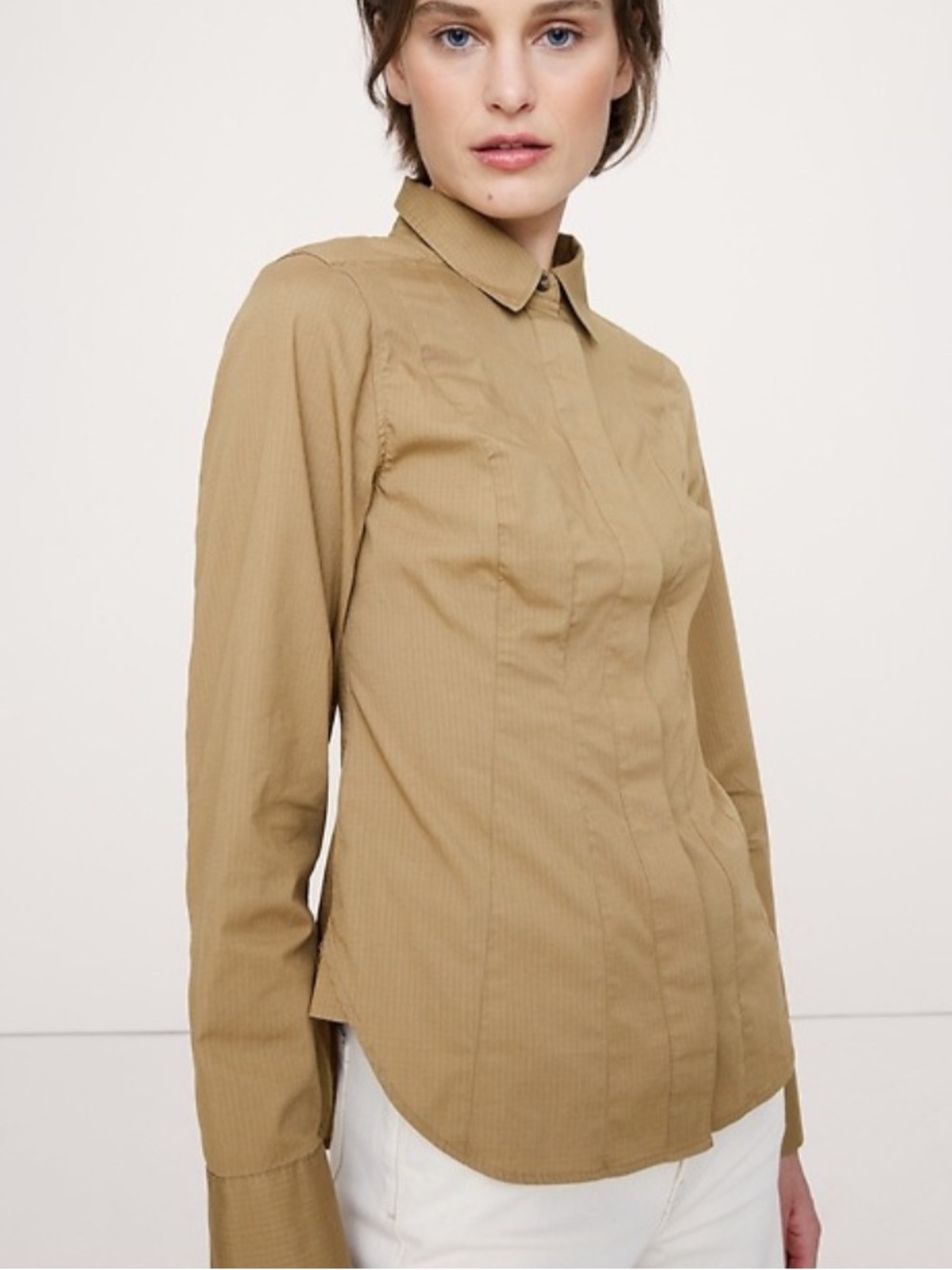 Banana Republic Stretch Cotton Hourglass Shirt
